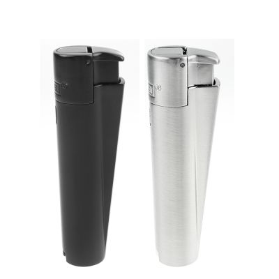 【CLIPPER】西班牙品牌~金屬防風噴射直衝打火機(禮盒裝)-(CMKJ11 霧黑/亮銀2色可選)