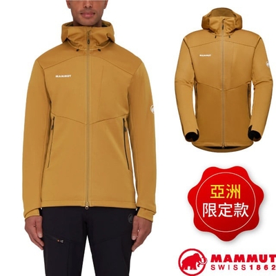 MAMMUT 長毛象 亞洲限定 男 Ultimate VII 七代經典軟殼連帽外套.夾克 1011-01780-7502 獵豹褐