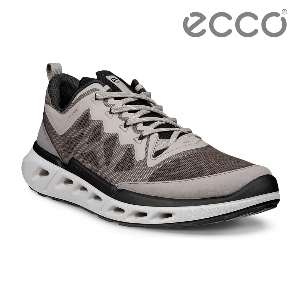 ECCO Biom 720 M 健步休閒織物戶外運動鞋 男鞋 羽褐色/砂礫灰