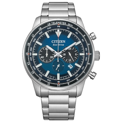 CITIZEN星辰 Chronograph 賽車運動風格計時男錶-CA4500-91L-44mm