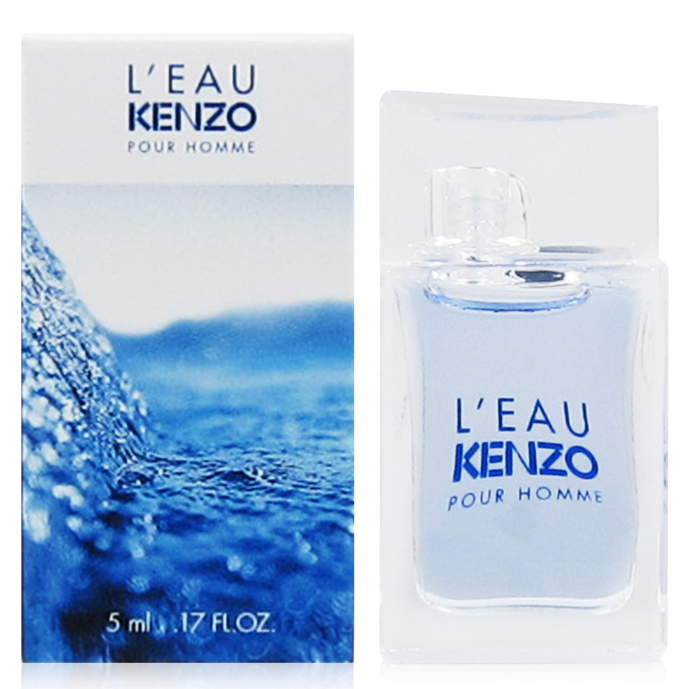 KENZO 75ml 男性用香水 KENZO L'EAU KENZO POUR HOMME 風之戀男性淡香水5ml | 香水/香精/香膏