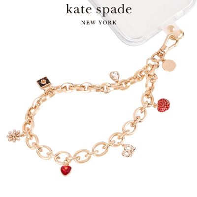 【kate spade】手機掛鍊 莓戀心語