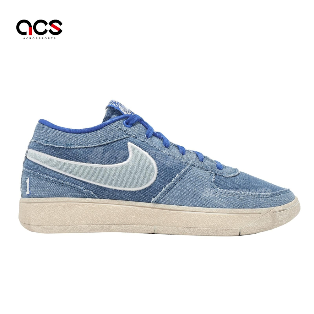 Nike 籃球鞋Book 1 Blue EP 男鞋Blue Blood 藍Booker 牛仔單寧IH0888
