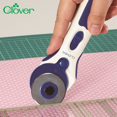 日本可樂牌Clover圓型圓刃滾輪刀45mm圓形旋轉切割刀57-500(適直線.斜線.曲線)滾輪式切割刀滾刀拼布刀切布刀旋轉切刀