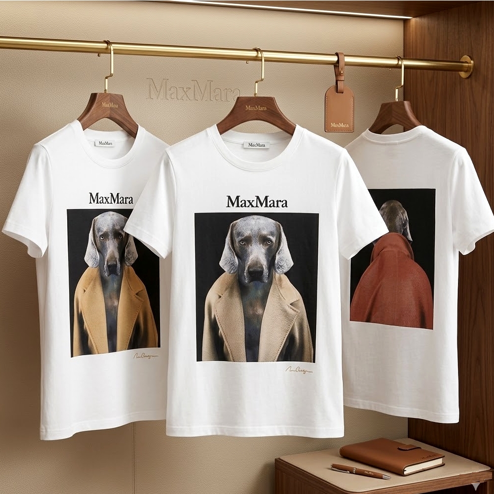 Max Mara CIPRIA 威瑪臘犬TEE T恤-多色可選| 精品服飾/鞋子| Yahoo購物中心