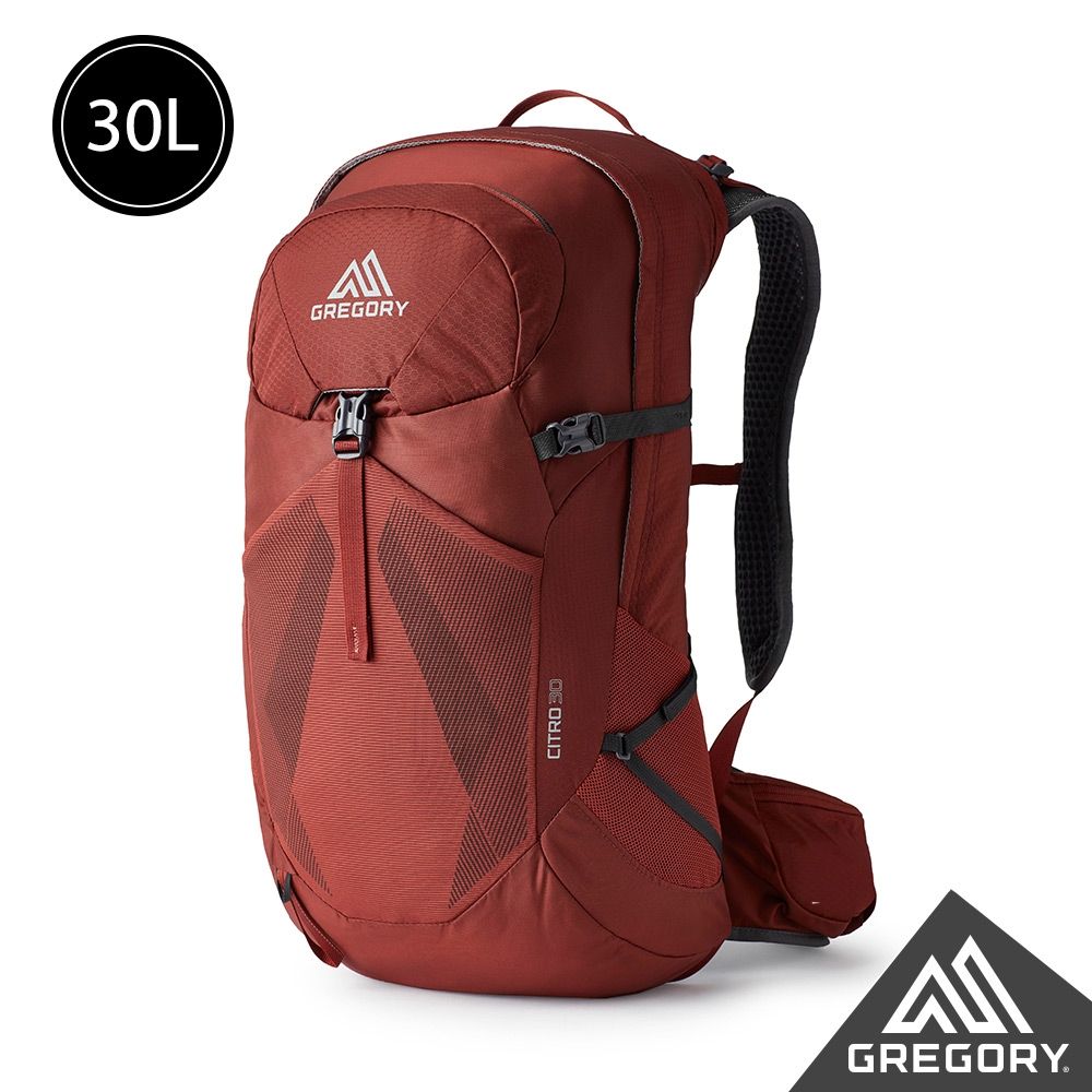 Gregory 官方旗艦 30L CITRO 多功能登山背包 磚石紅 (抗撕裂 耐用 單日登山)