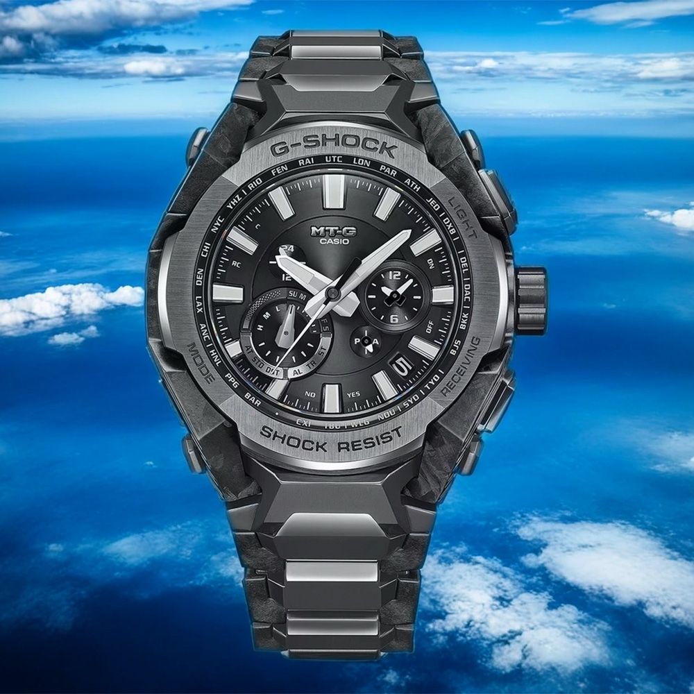 CASIO 卡西歐 MT-G 太陽能藍牙碳核心防護構造手錶 開學換新季 送禮推薦 MTG-B4000BD-1A