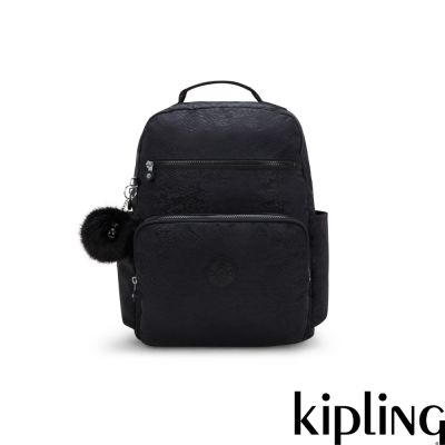 Kipling 墨黑壓印大容量媽媽包-SO BABY