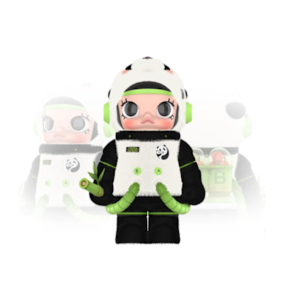 Pop Mart 泡泡瑪特 Space Molly 熊貓 400% 潮流 潮玩 公仔