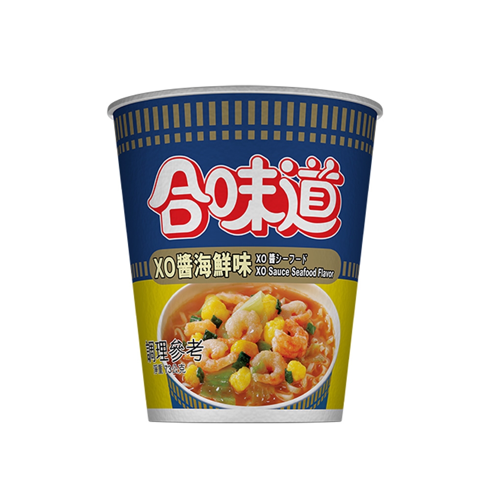 日清 合味道XO醬海鮮味杯麵(73g)