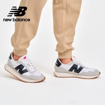 【New Balance】復古鞋_中性_白灰黑_MS237CI-D楦(網路獨家款)