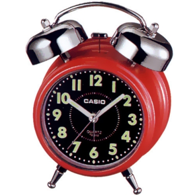 CASIO 雙響音指標鬧鐘(TQ-362-4A)紅殼x黑麵