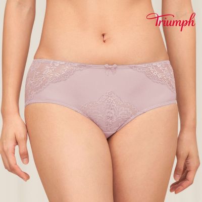 黛安芬-自然優雅系列 無痕中腰平口內褲 M-EL 溫柔紫