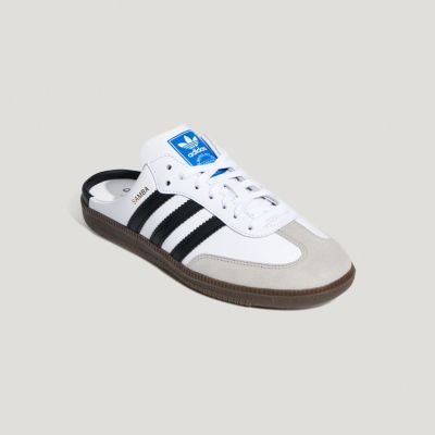 adidas 愛迪達 穆勒鞋 Samba OG Mule W 女鞋 男鞋 黑 白 懶人鞋 德訓鞋 LB3814