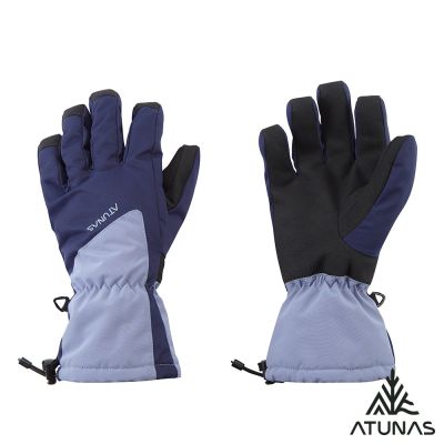 【ATUNAS 歐都納】防水保暖手套A1AG2506W藍紫/防風/防水/掌心止滑/Fit版