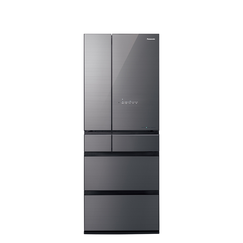 Panasonic國際牌  600公升無邊框玻璃六門變頻冰箱雲霧灰NR-F601WX-S1