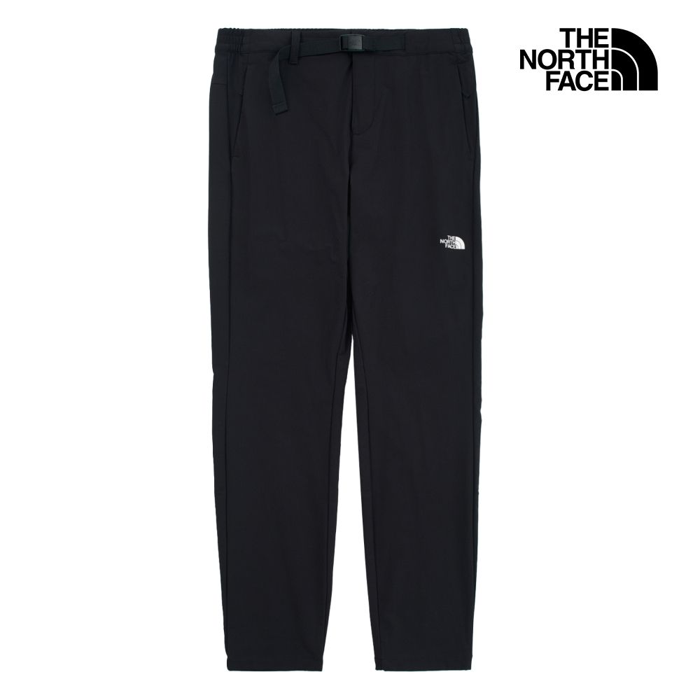 【The North Face 官方旗艦】北面女款黑色DWR防潑水戶外徒步長褲｜8CJRJK3