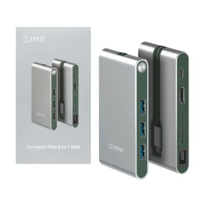 Samsung 三星 原廠 ITFIT Type C 8合1 多功能轉接器 (ITAC17)