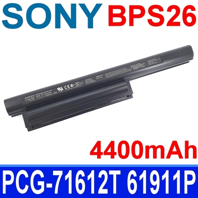 SONY VGP-BPS26 原廠電池 VPC-CA18EC CA17EC CA190 VPC-CB16  CB15 CB17FG EG16EC EG18EC EH16EC EL15EC W112AX