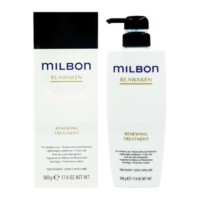 MILBON哥德式 公司貨 金澤護髮素500ML 適乾燥/無光澤秀髮，修護滋養