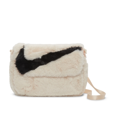 NIKE 側背包 斜背包 小包 運動包 W NSW FUTURA 365 FX FUR CROSSB 白 FB3048-838