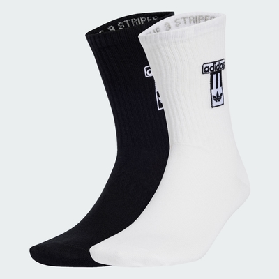 【adidas 愛迪達】 中筒襪 2 雙入 男/女 - Originals JD5461
