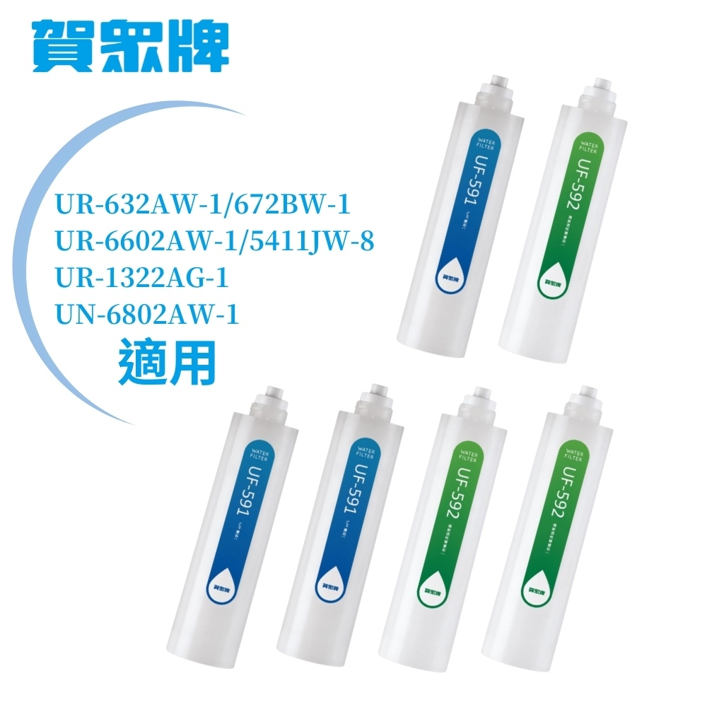 賀眾牌 NSF認證DIY超值6入組(MF-1)