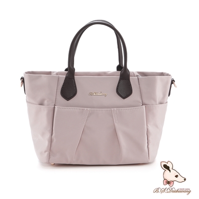 B.S.D.S冰山袋鼠 - 知性巴黎 - 優雅美學加大款多層泡芙包 - 奶茶杏【J2024-C】