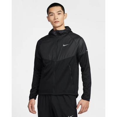 NIKE 耐吉 男運動外套-黑色 AS M NK TF RPL SPHR MILER JKT-FZ1112010