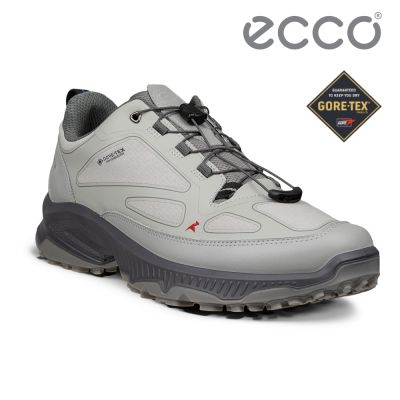 ECCO Receptor XP M 快速繫帶戶外防水運動鞋 男鞋 鴿子灰