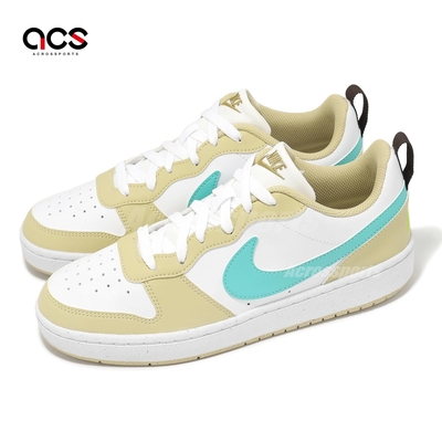 Nike 休閒鞋 Court Borough Low Recraft GS 大童 女鞋 棕 綠 低筒 HM3726-731