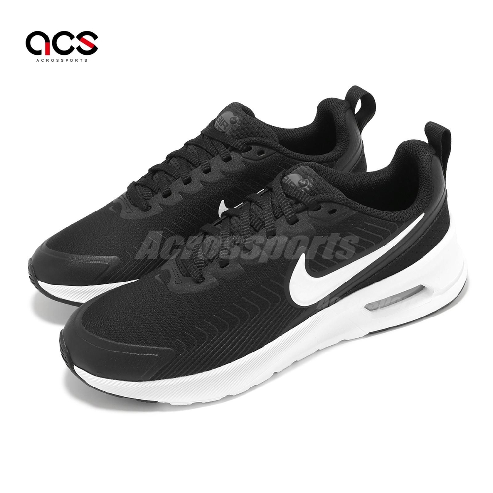 Nike 慢跑鞋 Air Max Nuaxis 男鞋 黑 白 氣墊 運動鞋 基本款 FD4329-001
