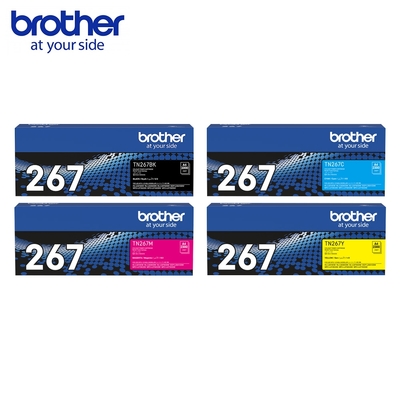 Brother TN-267 四色一組 原廠高容量碳粉匣 TN267 適 HL-L3270CDW MFC-L3750CDW