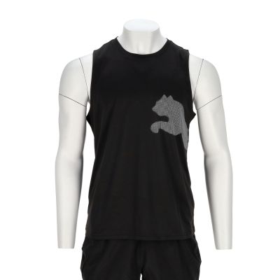 Puma 訓練系列TAD 男款 黑色 歐規 大跳豹 運動 無袖 背心 52672001