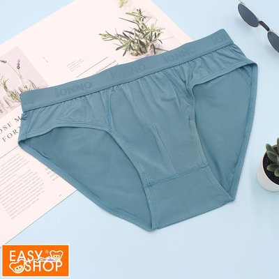 EASY SHOP-iONNO-抗臭清新褲-天然植萃抗菌防臭透氣男士三角內褲-英倫藍