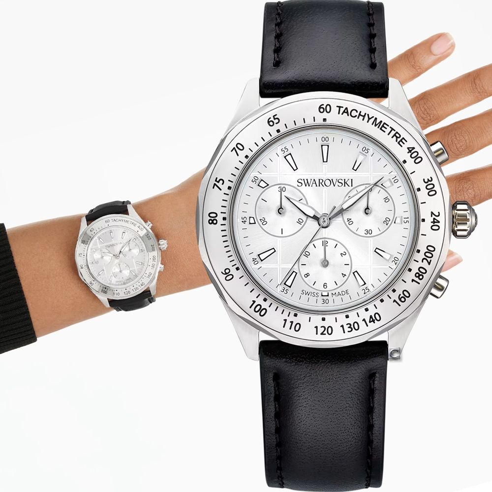 SWAROVSKI 施華洛世奇 Dextera chrono 計時腕錶 女錶 手錶 禮物-40mm 5728378