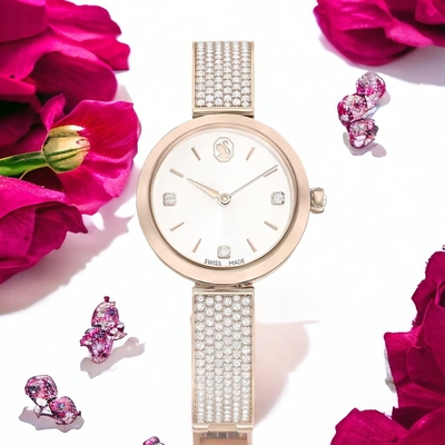 SWAROVSKI 施華洛世奇 Illumina系列 石英腕錶-27mm 5671196