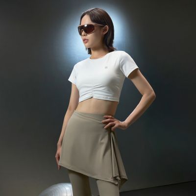 FILA 女短袖圓領T恤-白色 5TEA-5327-WT