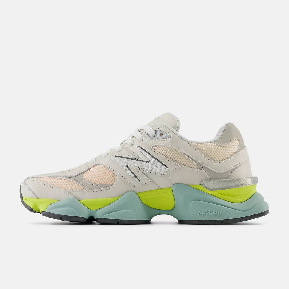 NEW BALANCE 中性休閒鞋-粉灰綠 9060系列-U9060GCB-D