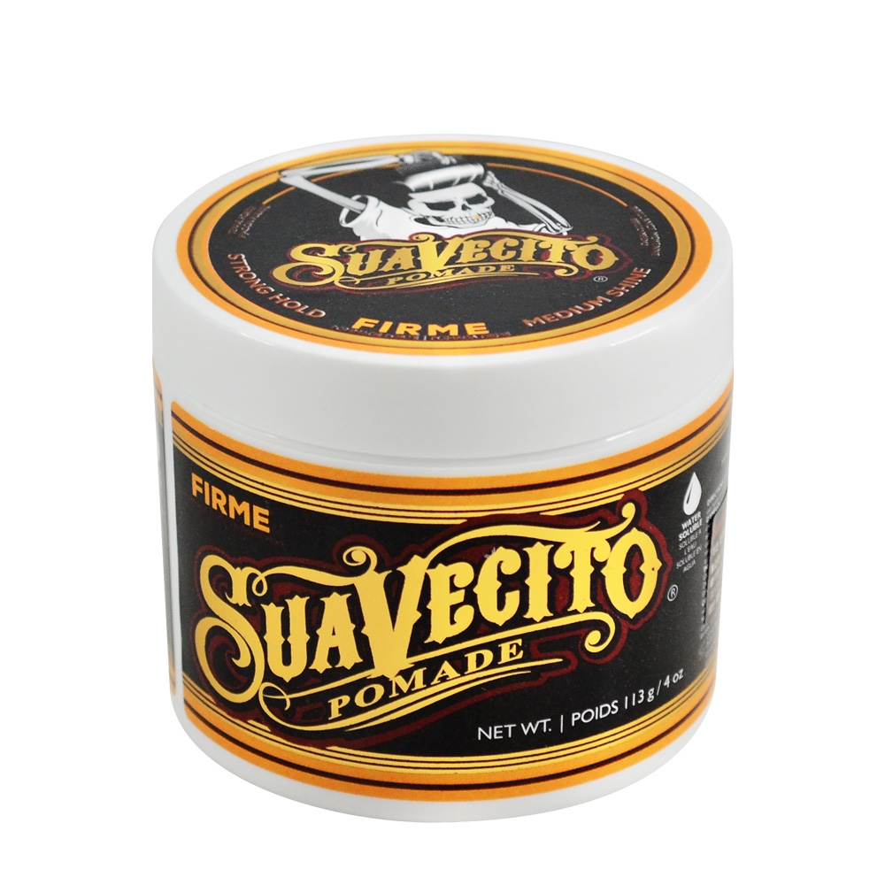 美國SuaVecito 強力款水洗式髮油 113g Firme Hold Pomade 總代理公司貨
