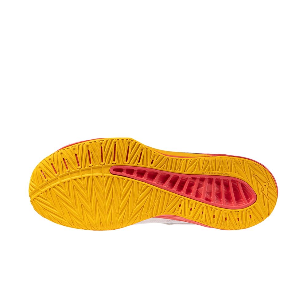 Mizuno Thunder Blade Z [V1GA237098] 男女排球鞋穩定包覆回彈白