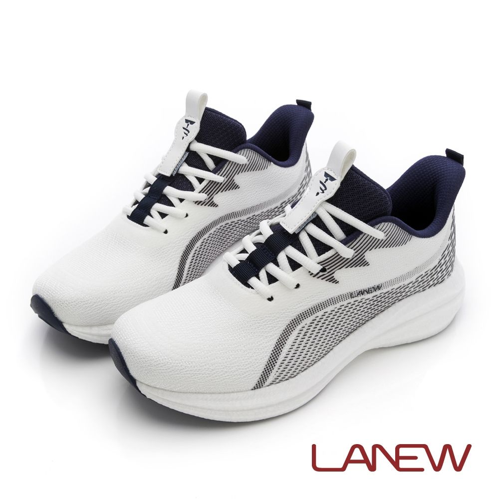 LA NEW HANDS-FREE系列 爆米花3.0 支撐吸震 防黴抑菌 運動鞋 (男231619047) (白/深藍)