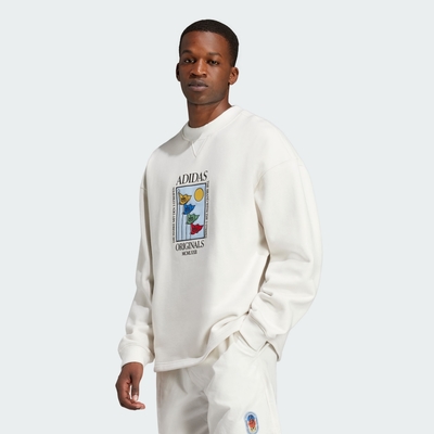 【adidas 愛迪達】 長袖上衣 大學T 男 - Originals IX6745