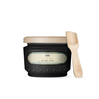 SABON 死海黑礦泥身體磨砂膏 320g (死海黑礦泥極致護膚系列) (專櫃公司貨)