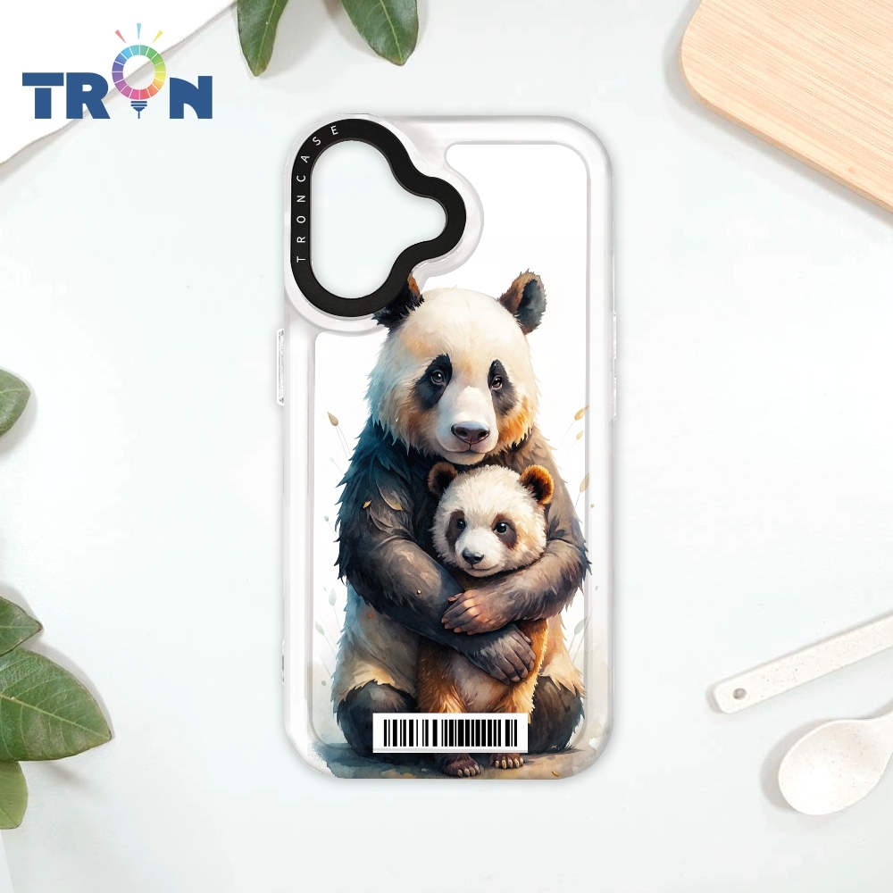 TRON iPhone 16 大小動物們1 防摔太空載具殼 透白 軟硬 手機殼
