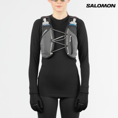 【Salomon索羅門】ADV SKIN 5 GRADIENT 水袋背包組 幻灰/堡岩灰