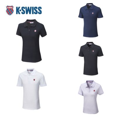 K-SWISS 經典盾牌短袖Polo衫 棉質親膚  男上衣 女上衣 多色選擇 (108492/198492)