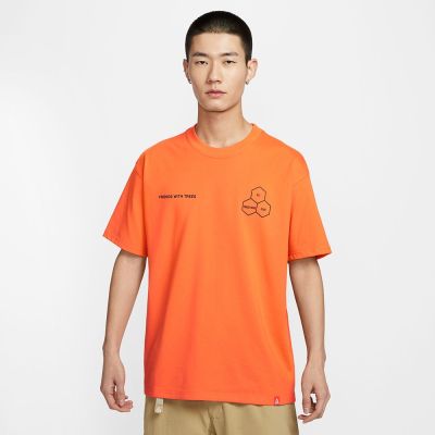 NIKE 耐吉 休閒服 男 女 T恤 短袖上衣-橘色系 AS M ACG DF TEE OC WALK TR-HJ0797819