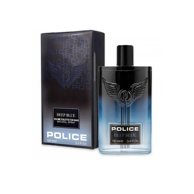 POLICE deep blue 湛藍男性淡香水 100ml