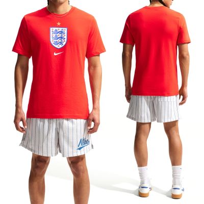 Nike Ent M Nk Crest Tee 短袖 男款 橘紅色 世足 英格蘭 IH2177-600